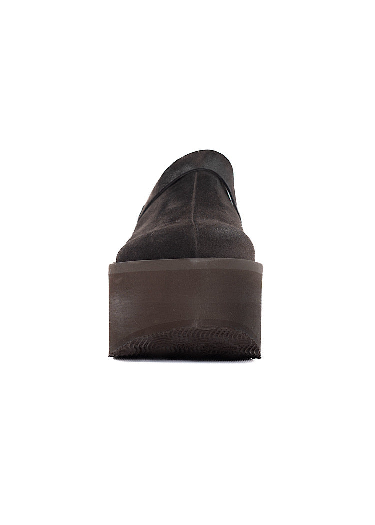 SUEDE PLATFORM CLOG
