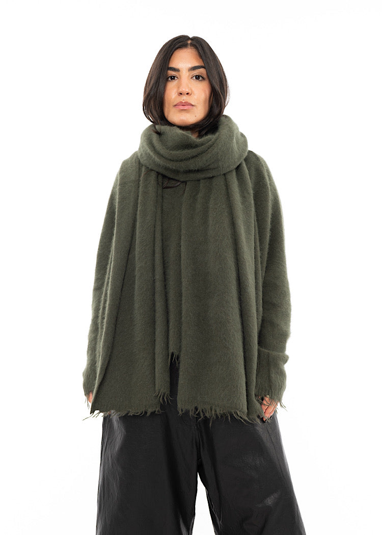 RUNDHOLZ DIP KNITTED SCARF