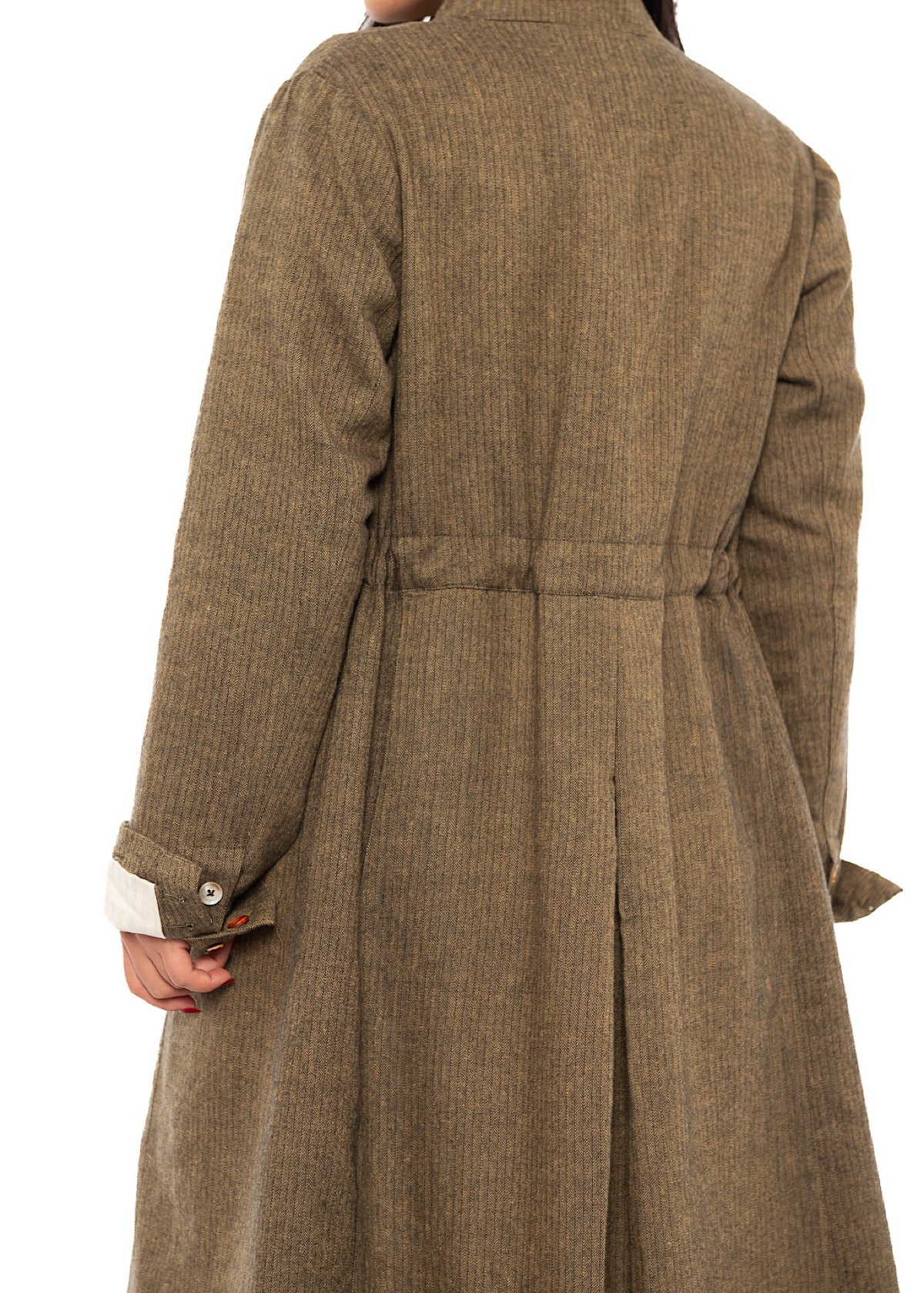LONGLINE HERRINGBONE COAT