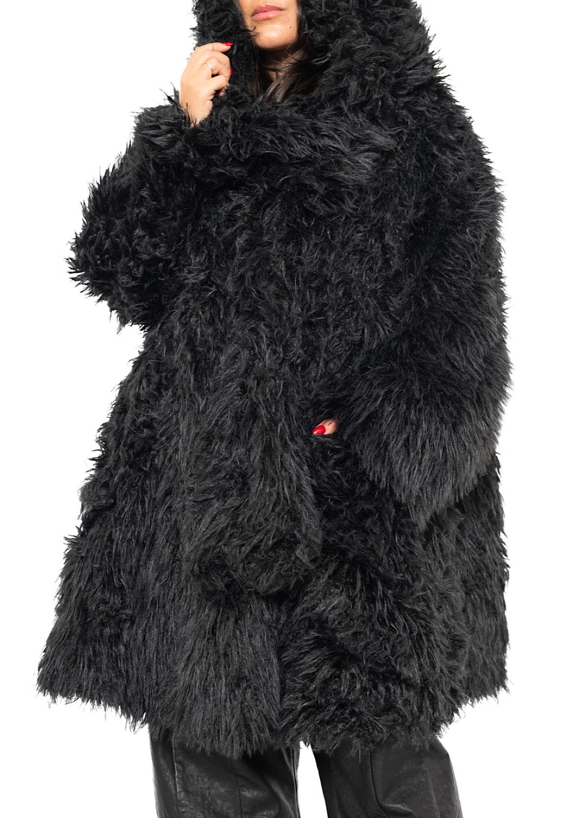 STATEMENT FAUX FUR COAT