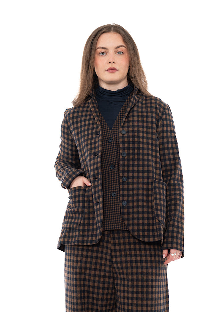 OVERSIZED CHECKED CIMONE JQ JACKET