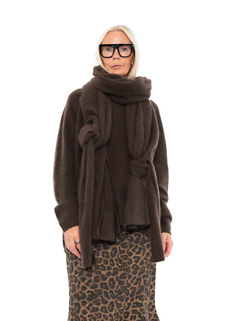 SIGNATURE RACCOON HAIR SCARF