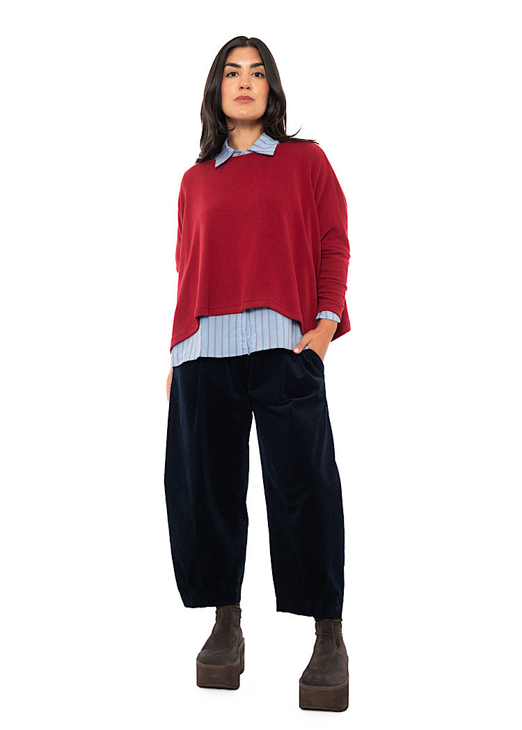 SIGNATURE COTTON-FLEECE KIRA PULLOVER