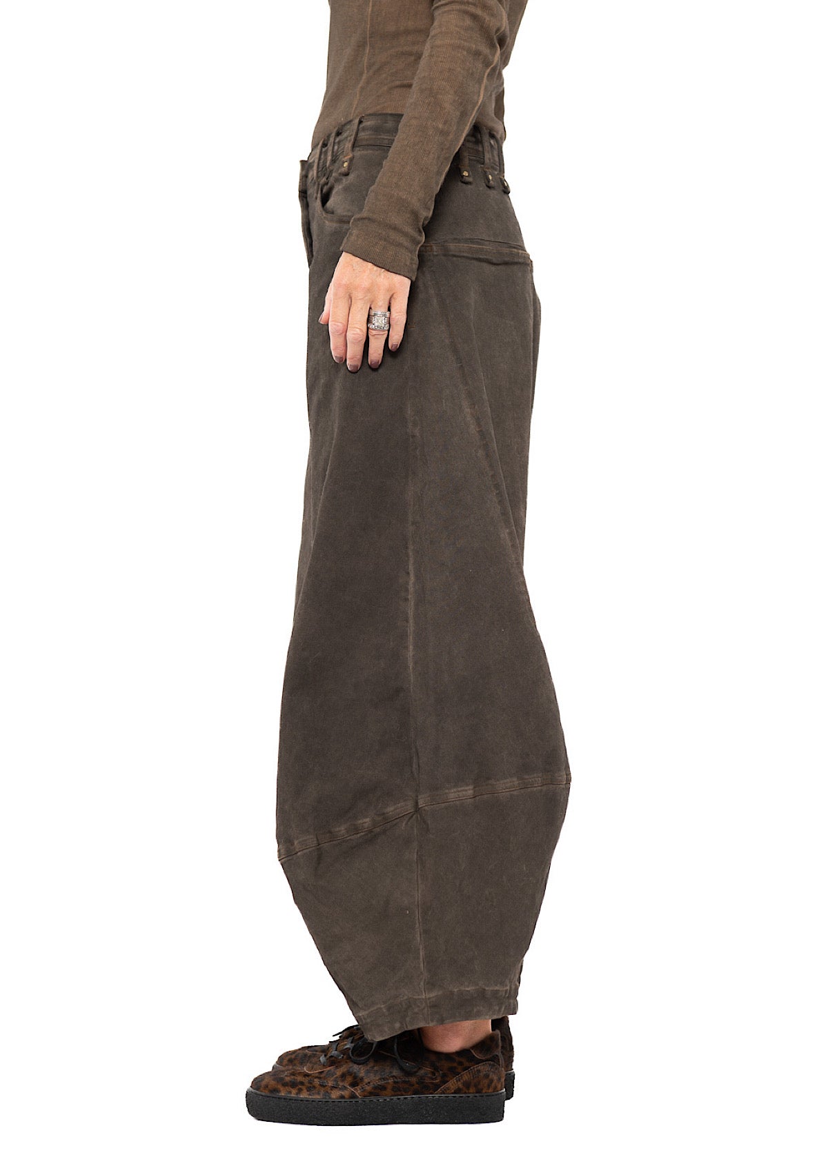 SIGNATURE BALLOON DENIM TROUSER