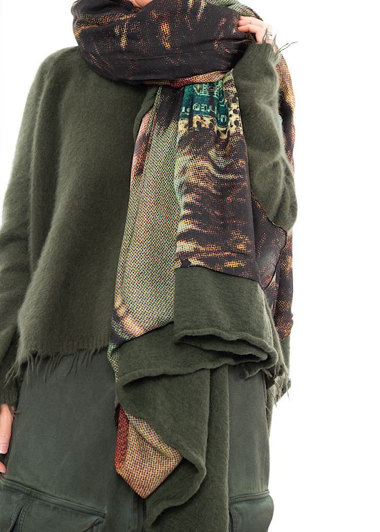 RUNDHOLZ DIP KNITTED SCARF