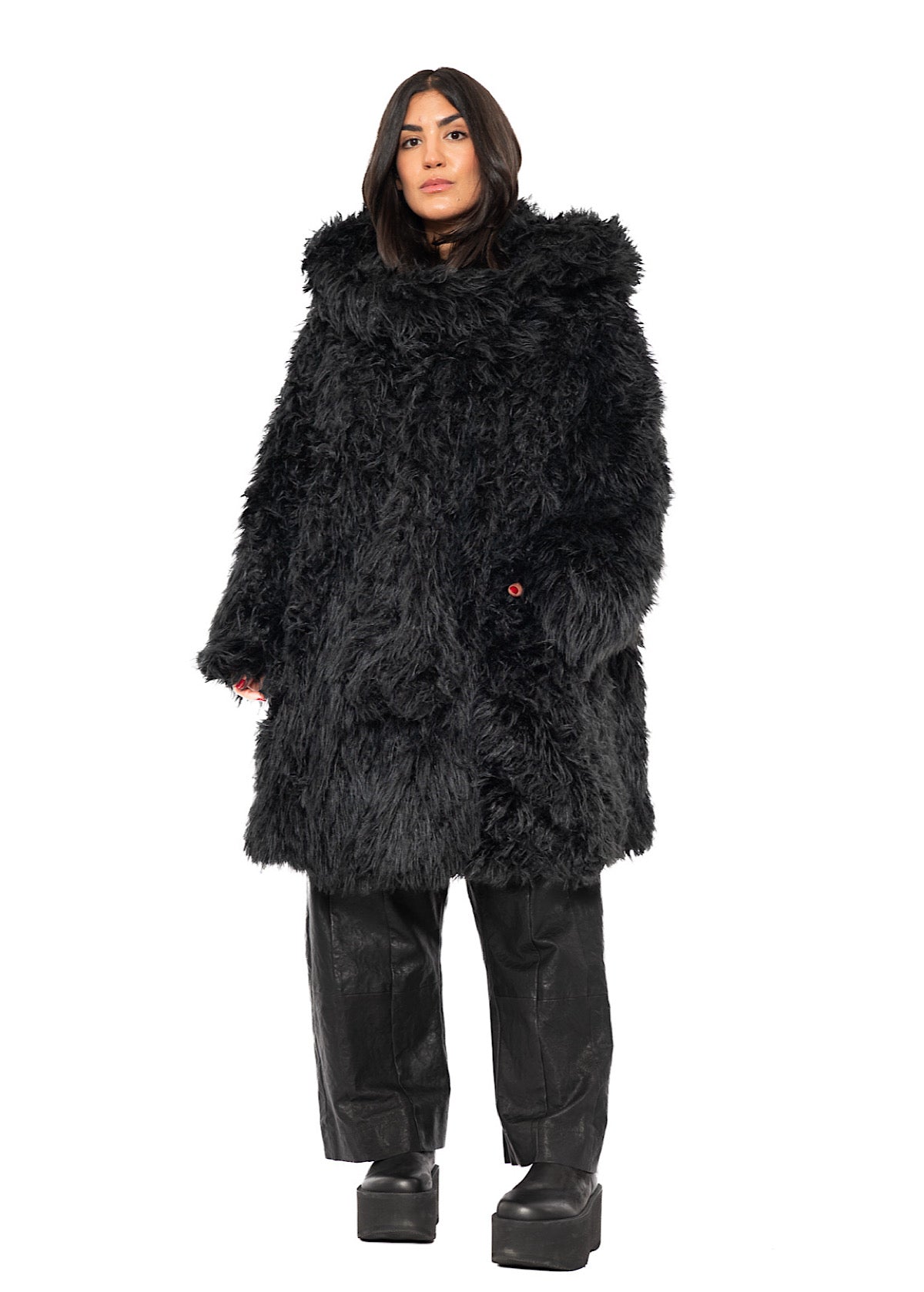 STATEMENT FAUX FUR COAT