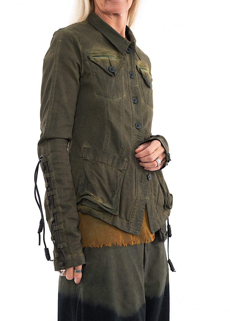 RUNDHOLZ DIP JACKET *BLACK GLOSS* (Shown in LAGOON LIGHT)