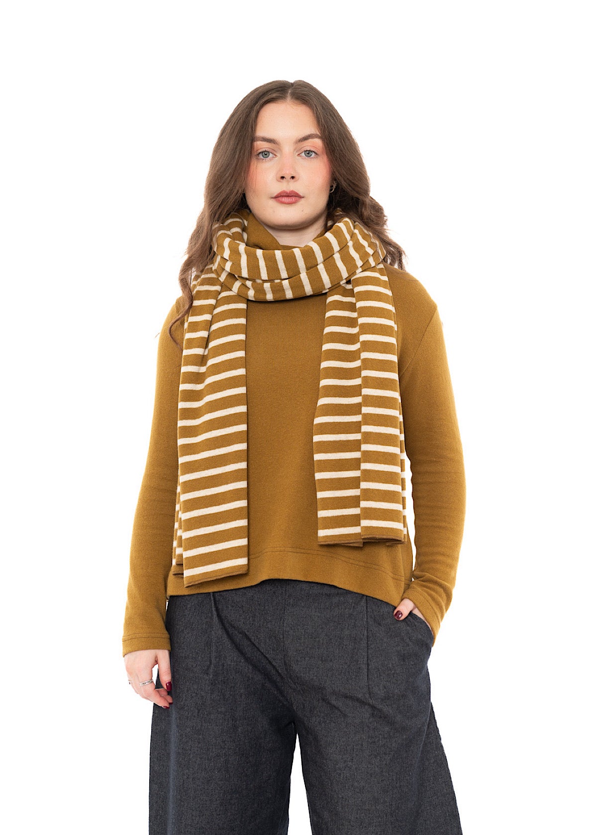 SIGNATURE STRIPED SEGOVIA SCARF