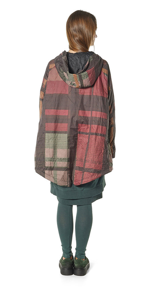 TECHNICAL RAIN JACKET *BLACK* (Shown in CHECK MULTICOLOUR)
