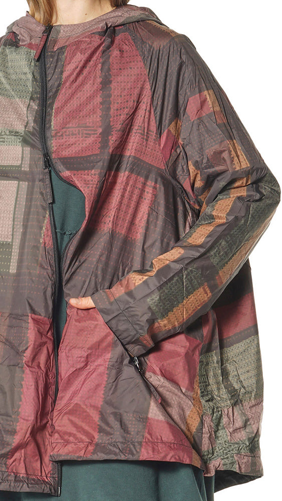TECHNICAL RAIN JACKET *BLACK* (Shown in CHECK MULTICOLOUR)