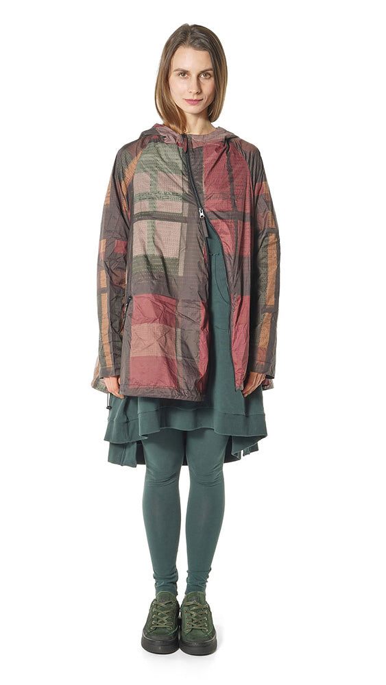 TECHNICAL RAIN JACKET *BLACK* (Shown in CHECK MULTICOLOUR)