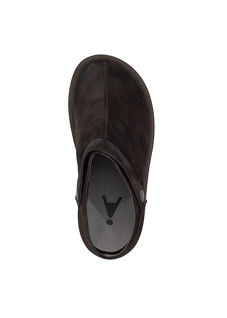 SUEDE PLATFORM CLOG