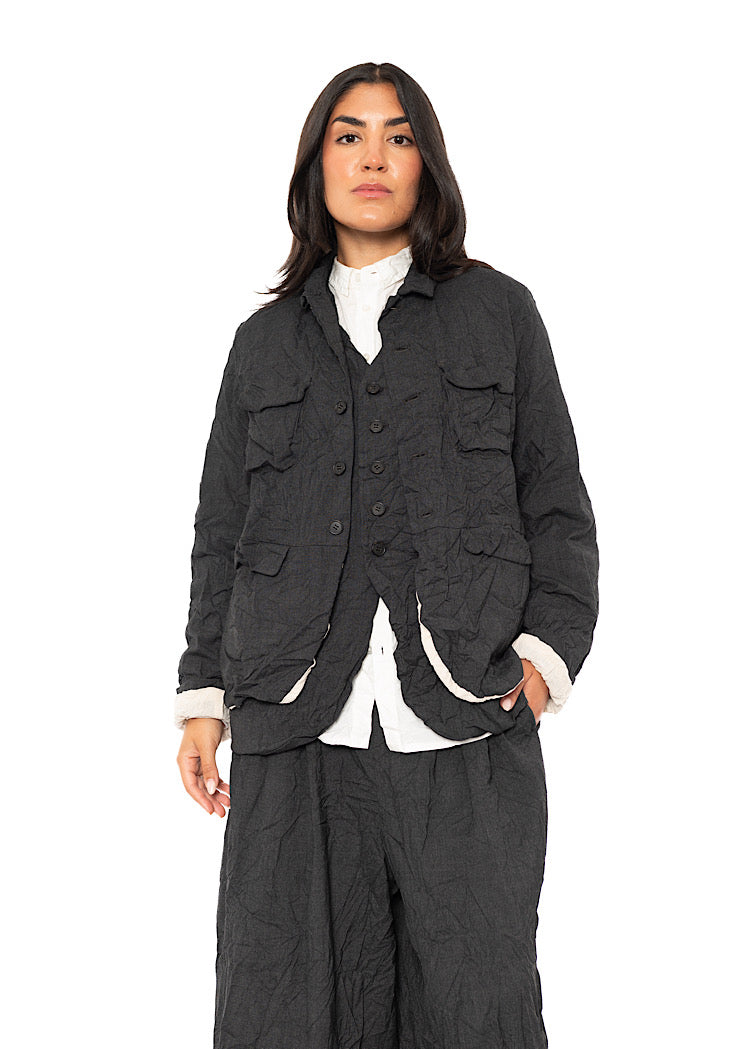 CRINKLE UTILITY JACKET