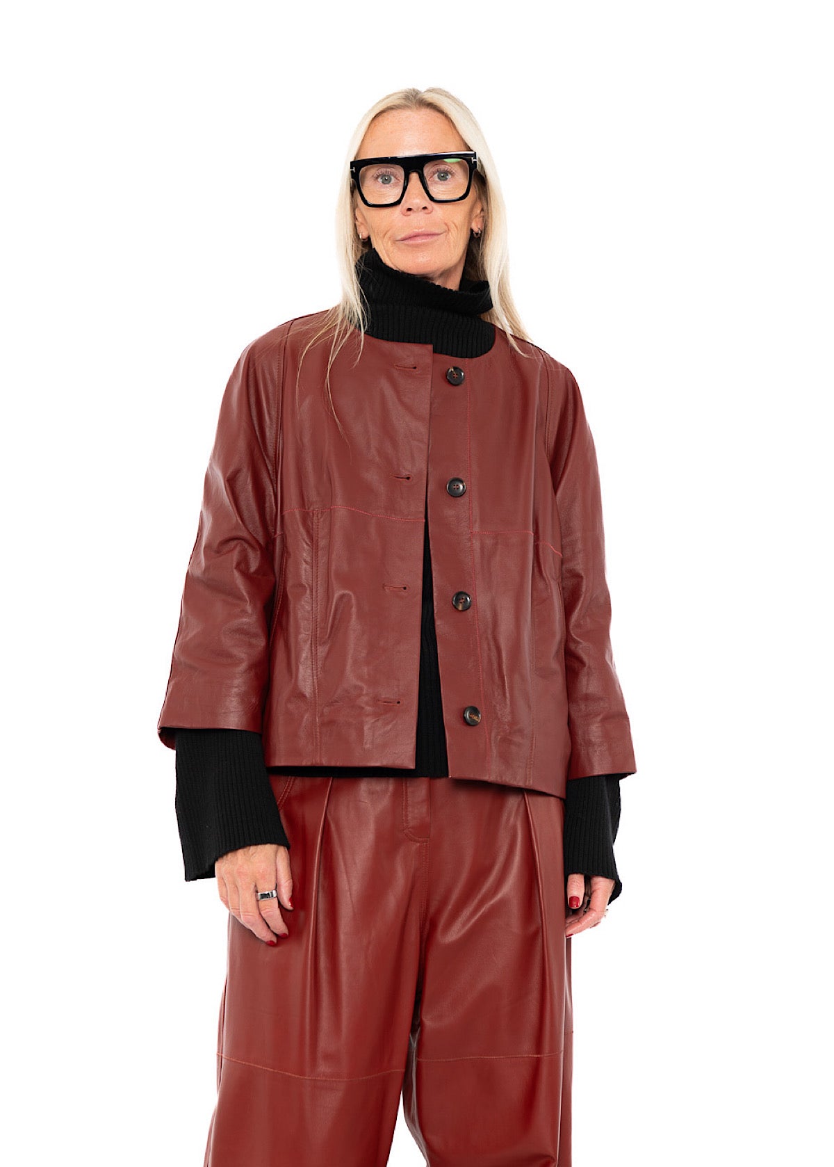 SIGNATURE LEATHER JACKET