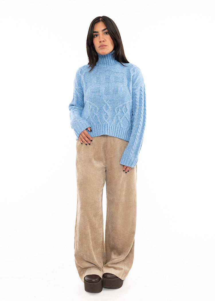 MUNTHE LOGANBERRY KNITTED PULLOVER