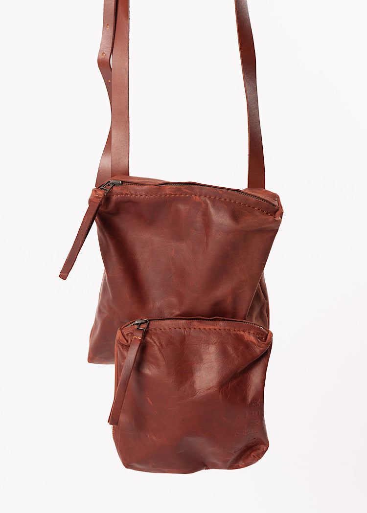 PAL OFFNER LEATHER TWIN POCKET BAG