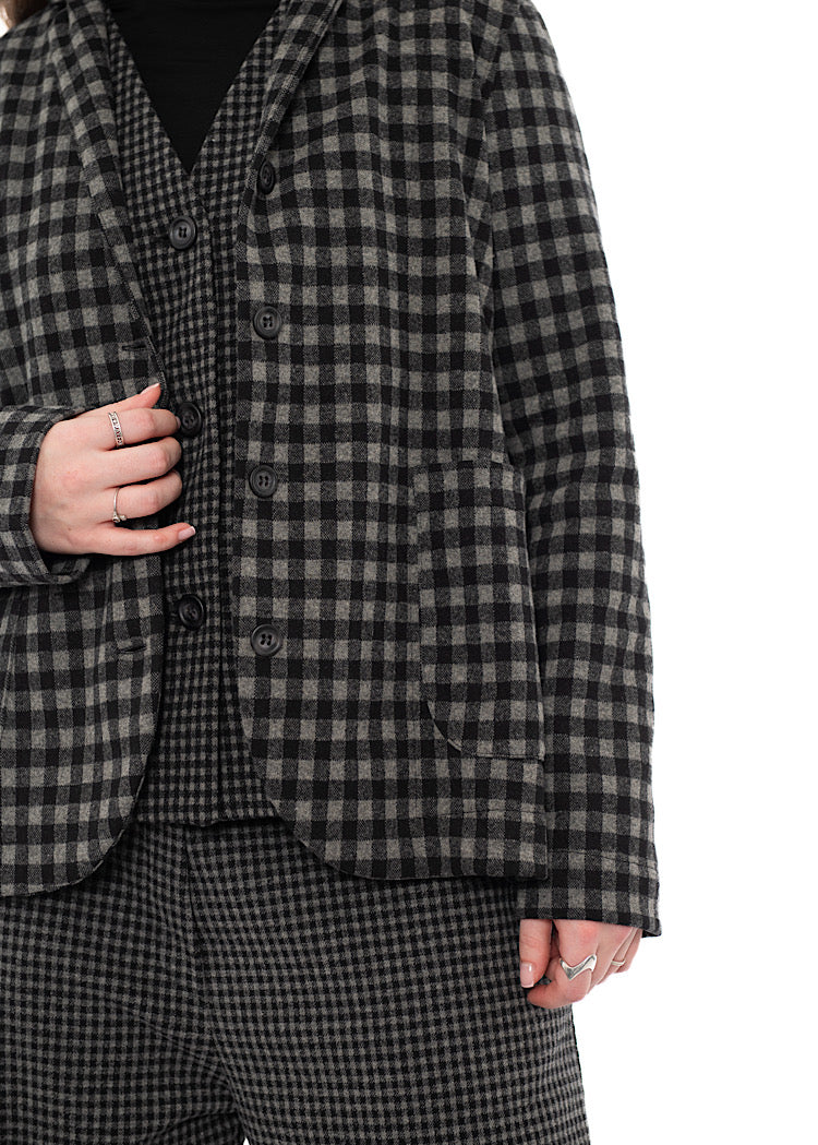 OVERSIZED CHECKED CIMONE JQ JACKET