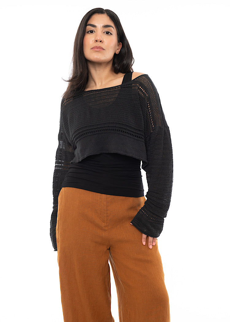 PAL OFFNER CROPPED PULLOVER