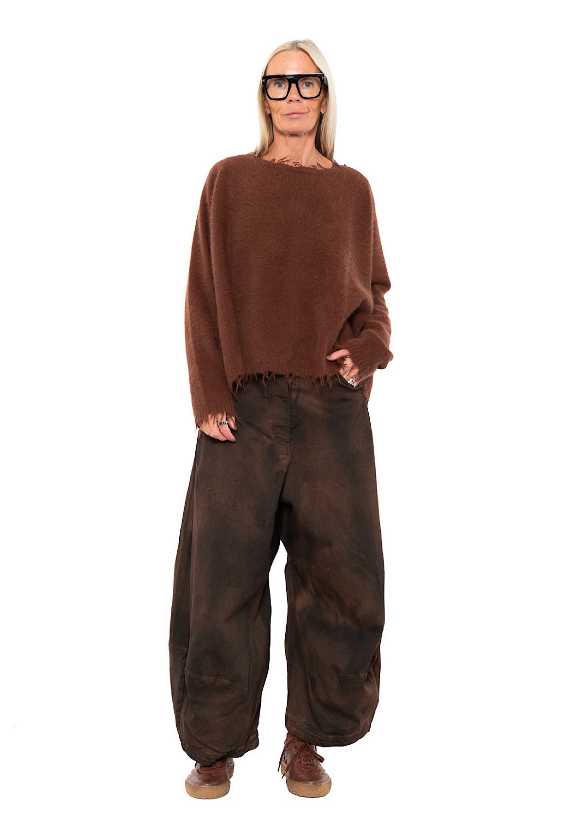 SIGNATURE BALLOON DENIM TROUSER