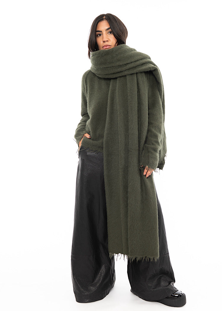 RUNDHOLZ DIP KNITTED SCARF