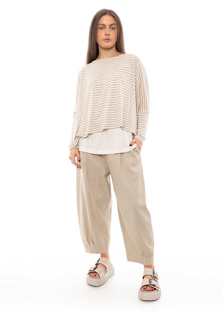 MAMA B BIANCO D TROUSER