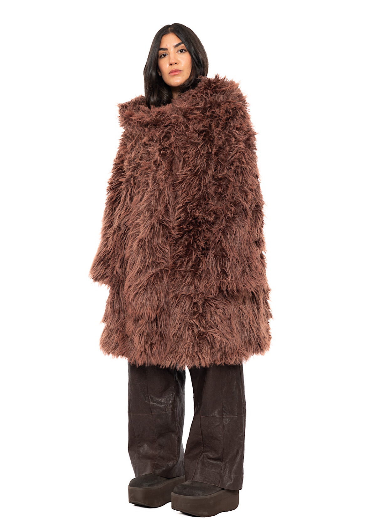 STATEMENT FAUX FUR COAT