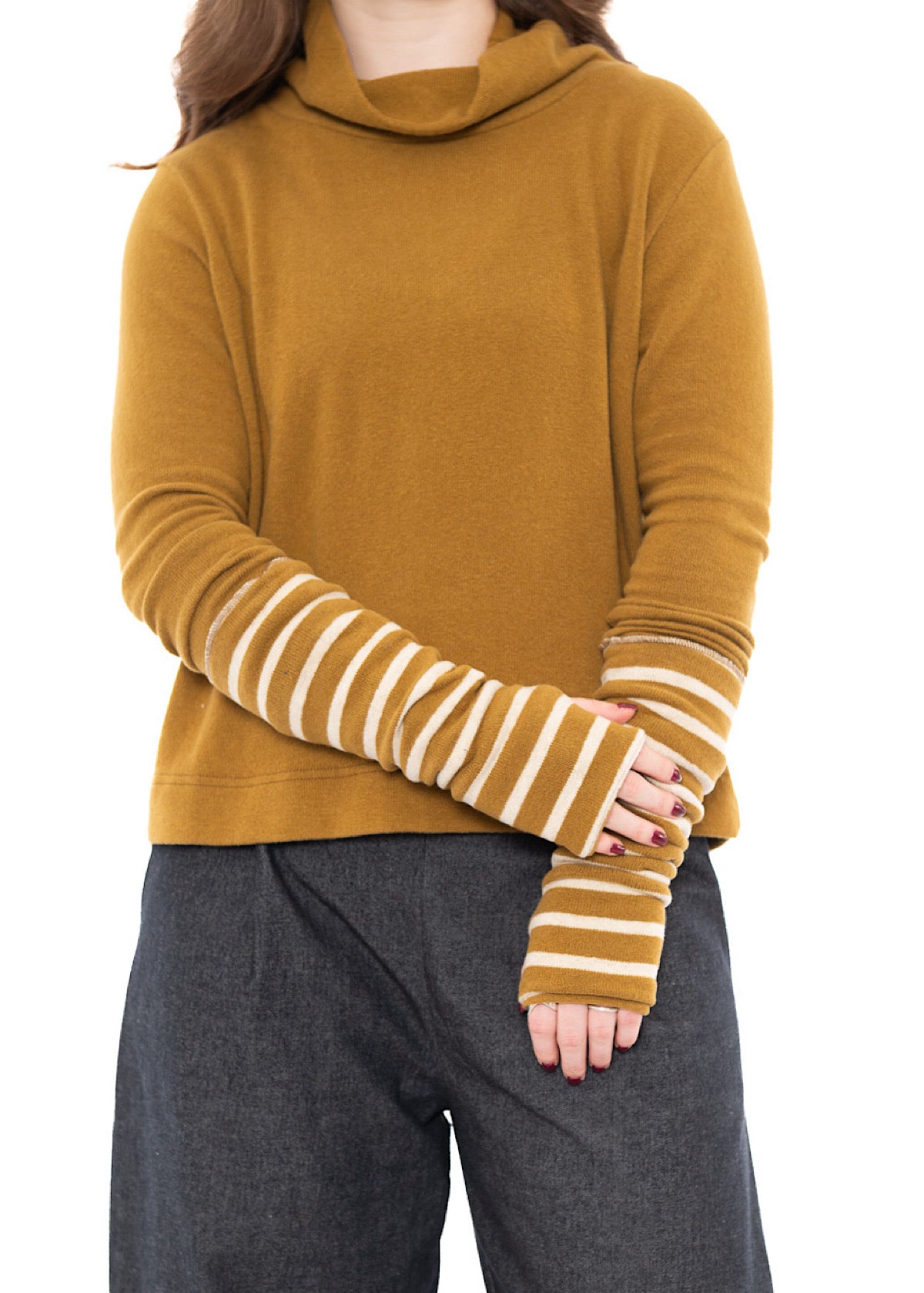STRIPED SIGNATURE COTTO CUFF
