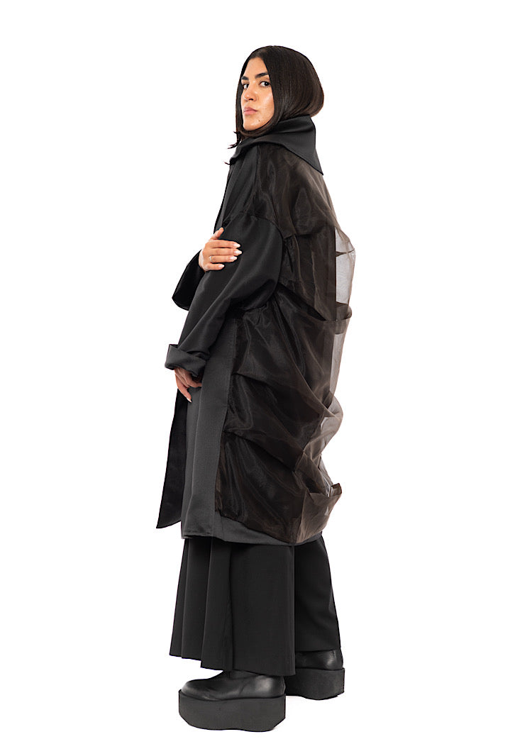 REVERSIBLE OVERSIZED COAT