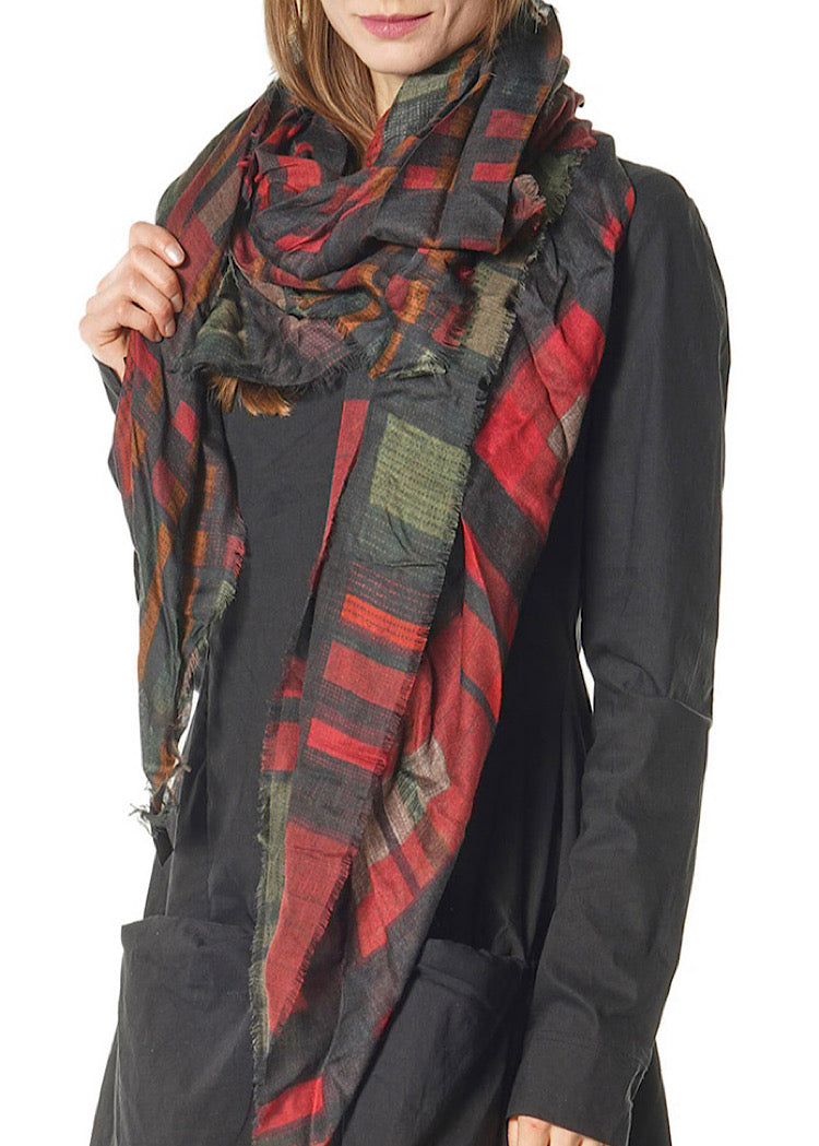 CL HERITAGE CHECK SCARF