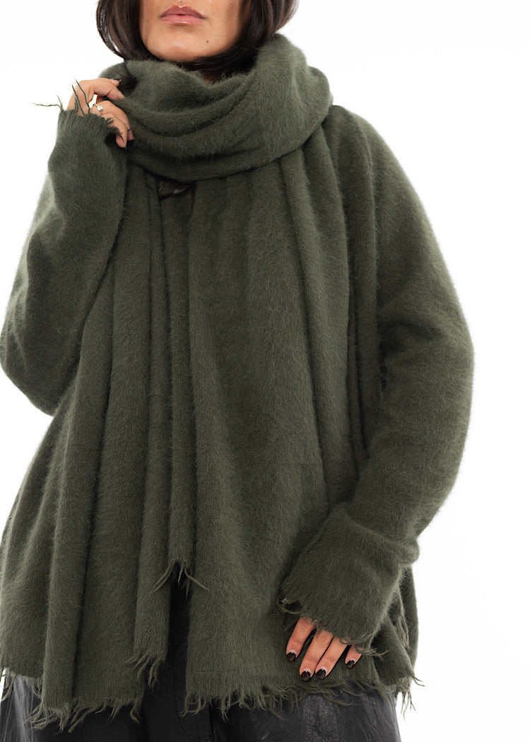 RUNDHOLZ DIP KNITTED SCARF