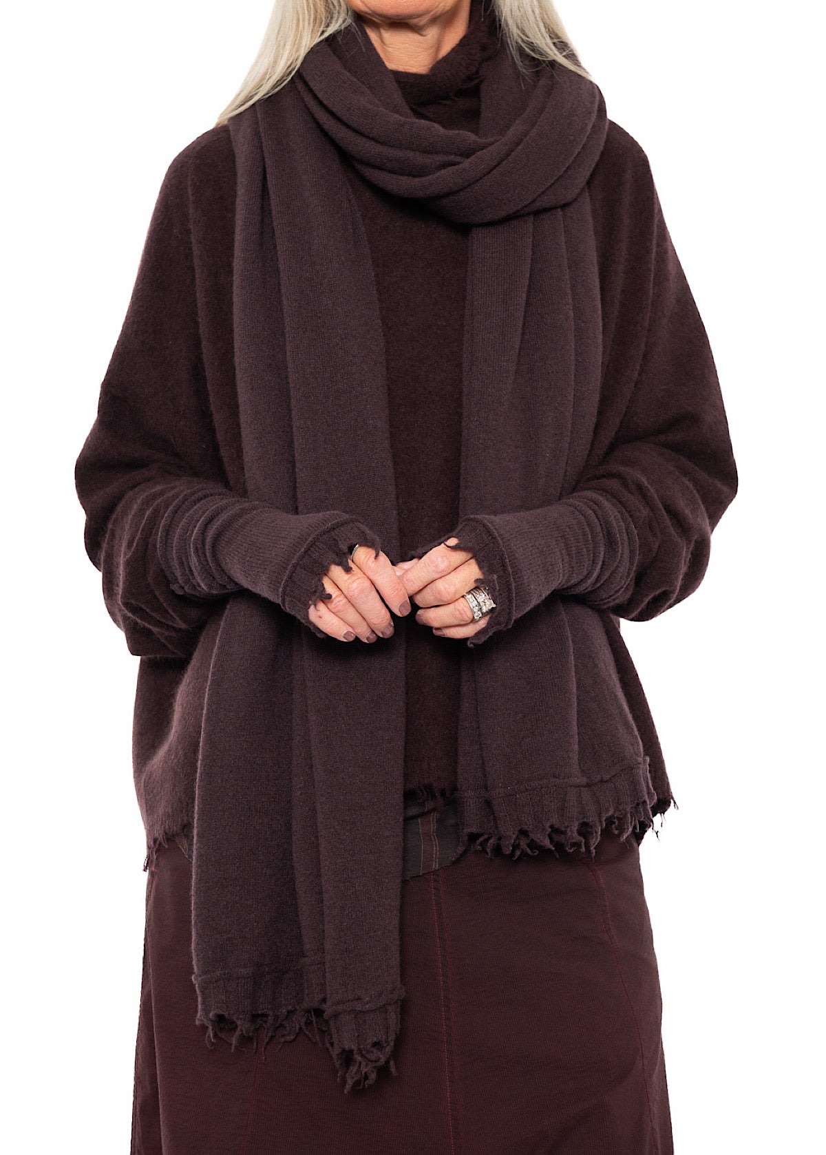 SIGNATURE CASHMERE FINGERLESS CUFF