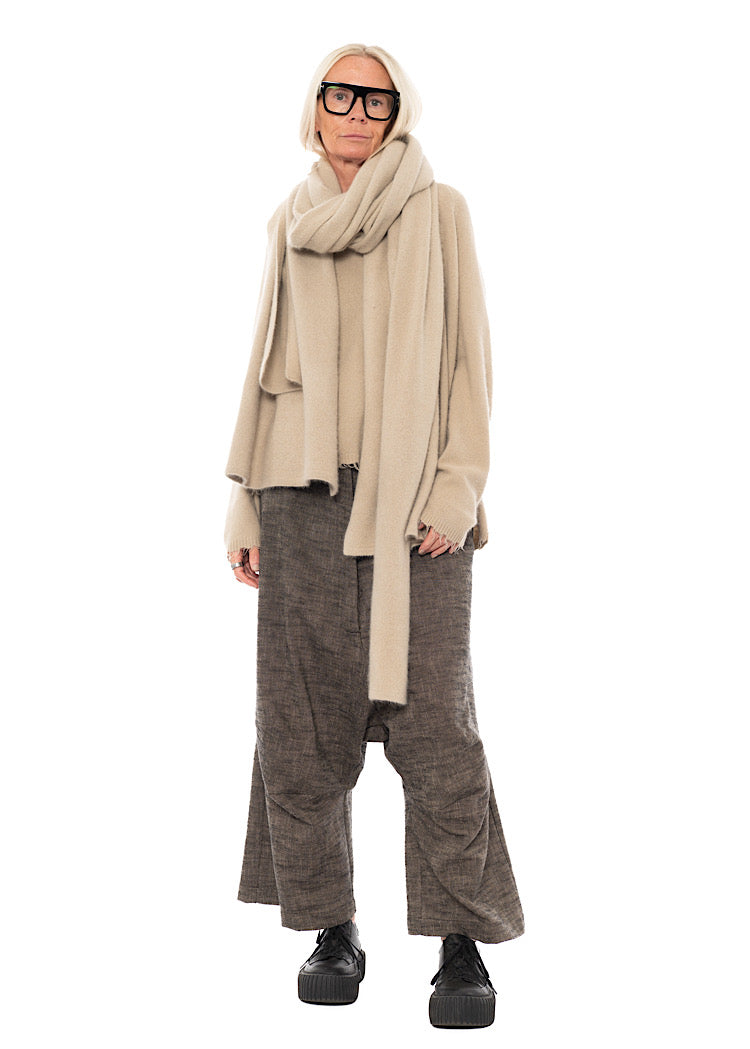 SIGNATURE RACCOON HAIR SCARF