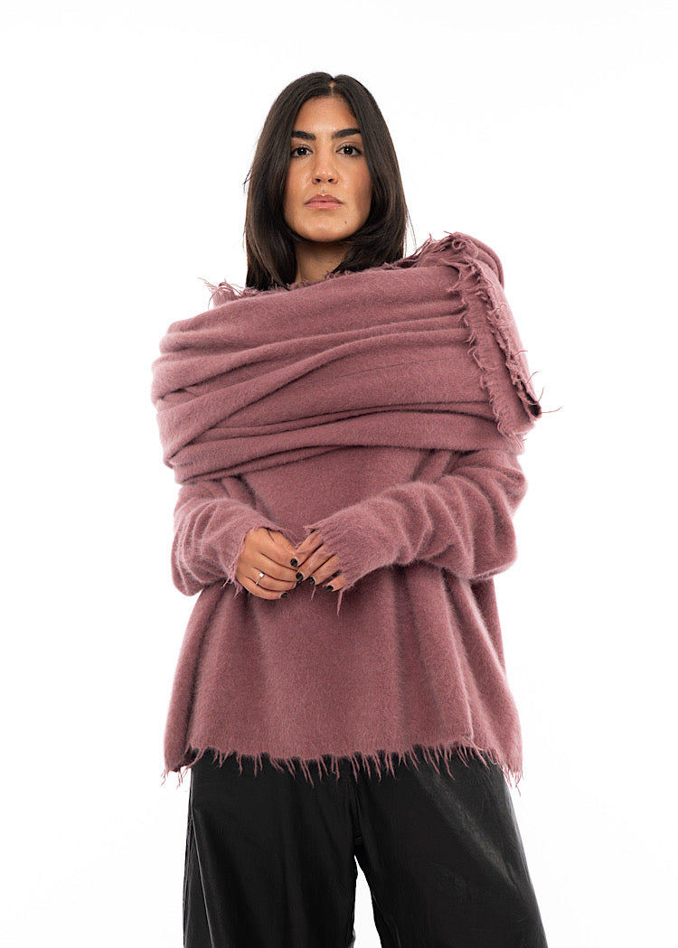 RUNDHOLZ DIP KNITTED SCARF