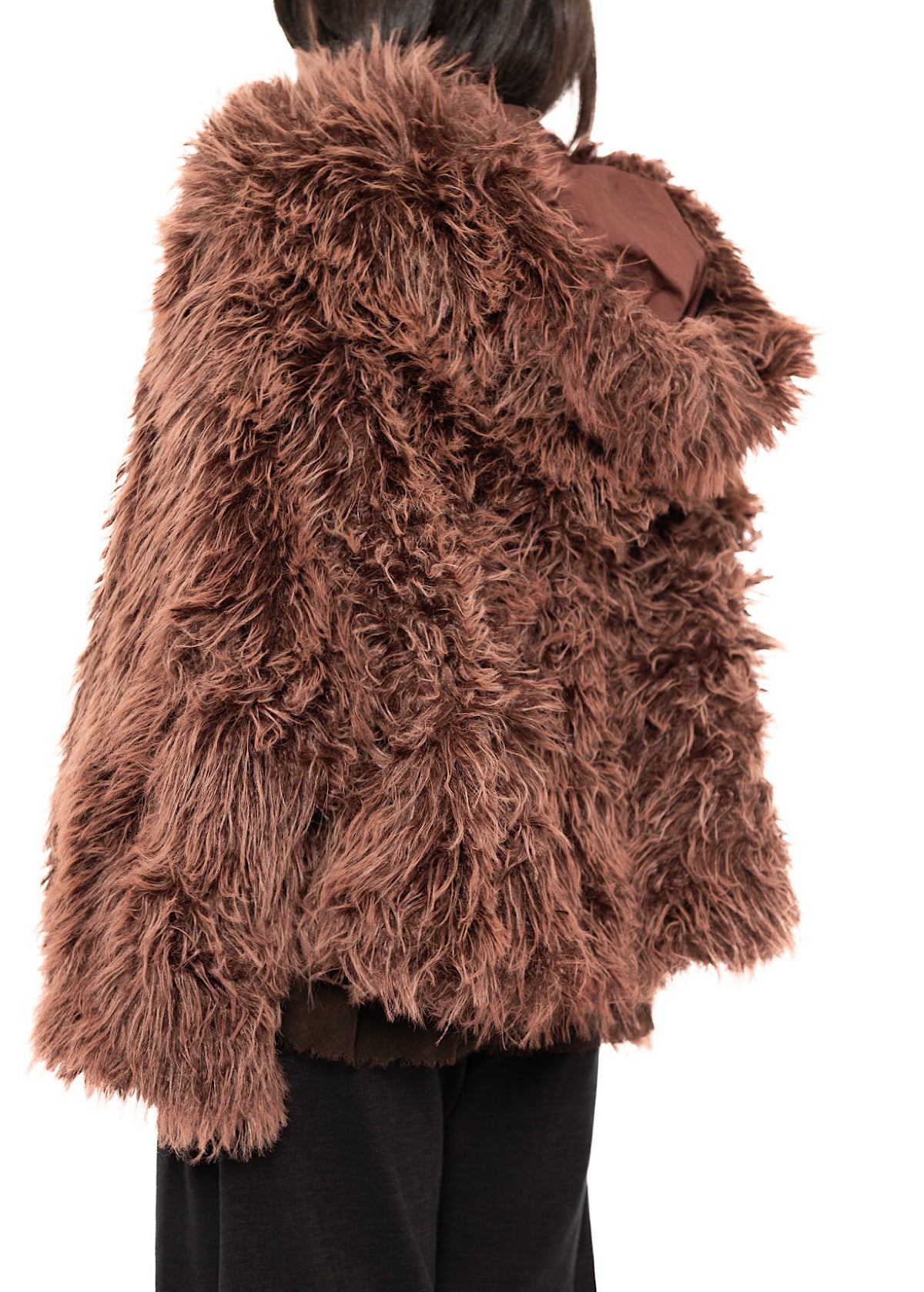 OVERSIZED FAUX FUR JACKET