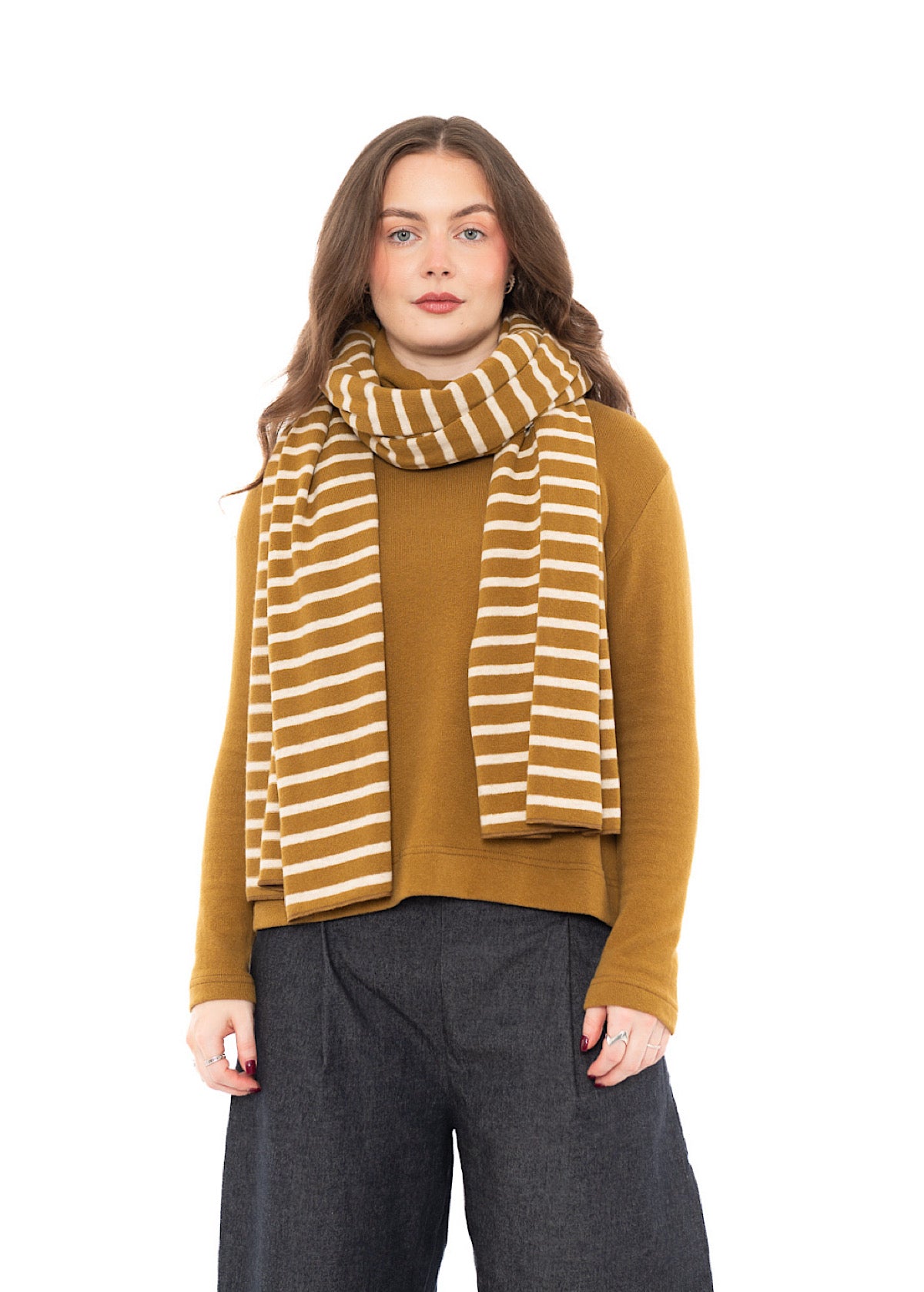 SIGNATURE STRIPED SEGOVIA SCARF