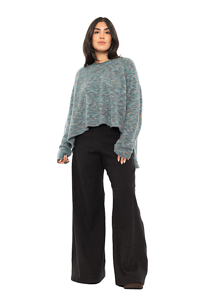 MÉLANGE KNITTED PULLOVER