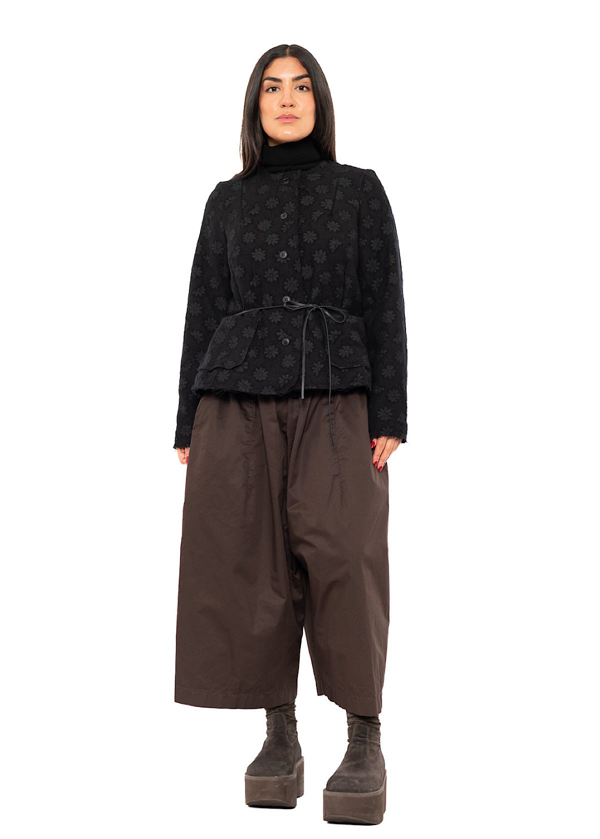 FLORAL JACQUARD JACKET