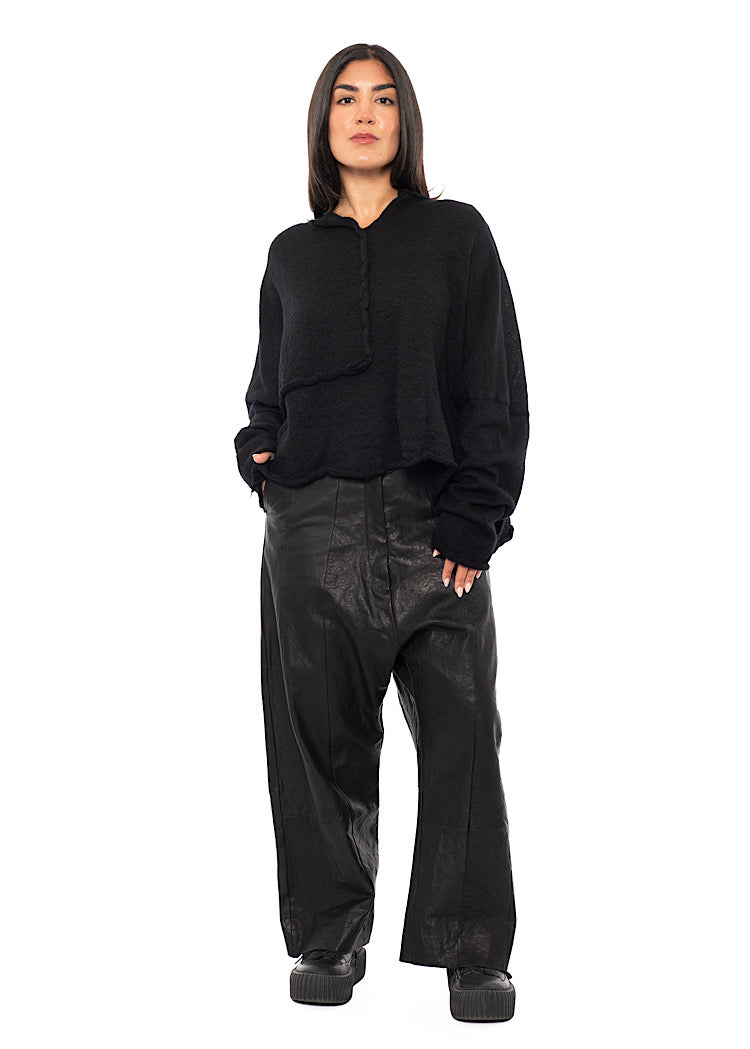 BOILED WOOL KNITTED PULLOVER