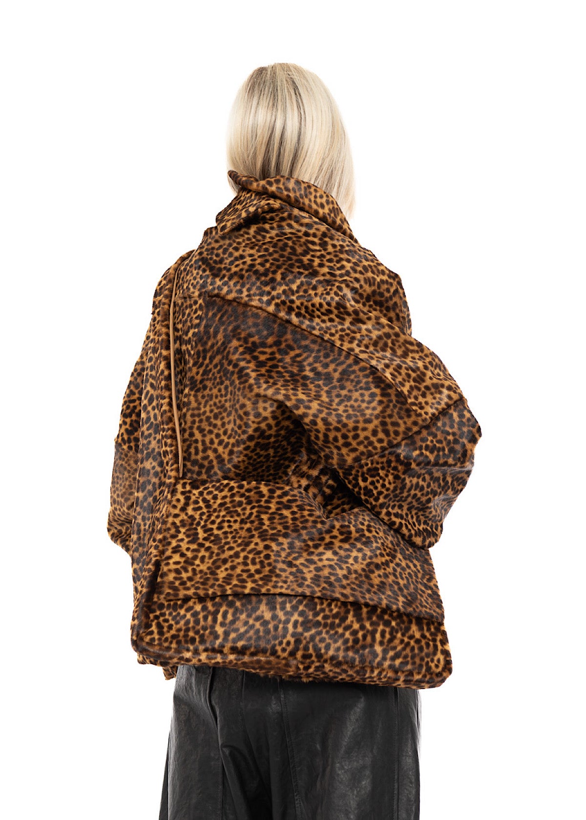LEOPARD LEATHER CROSSBODY BAG