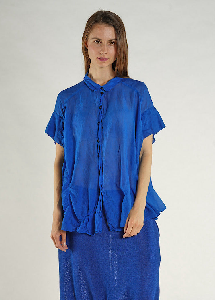 PRE-ORDER RUNDHOLZ MAINLINE BLOUSE *MARSHMALLOW* (Shown in ELECTRIC CLOUD)