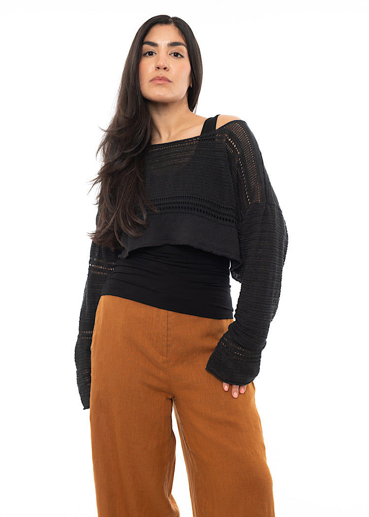 PAL OFFNER CROPPED PULLOVER