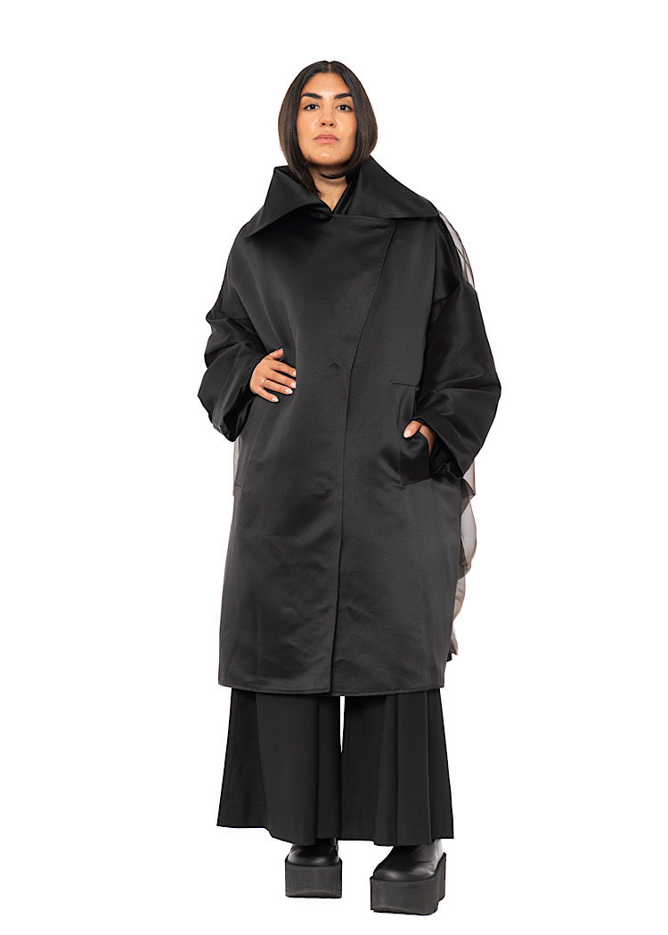 REVERSIBLE OVERSIZED COAT