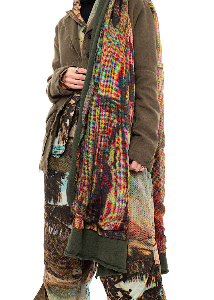 RUNDHOLZ DIP 1/2 SHARER KNITTED SCARF