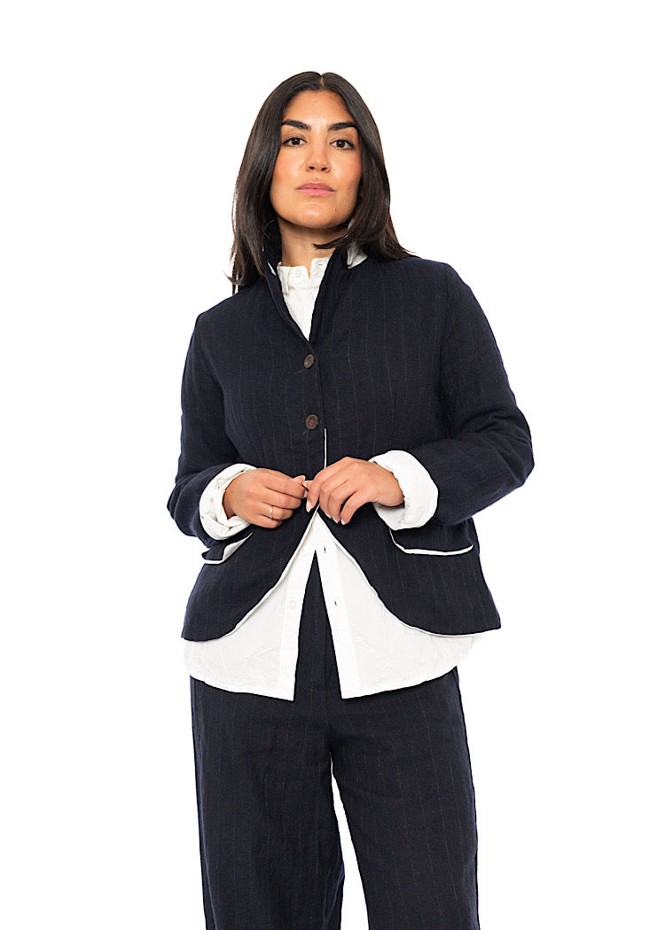 PINSTRIPE VIOLA JACKET