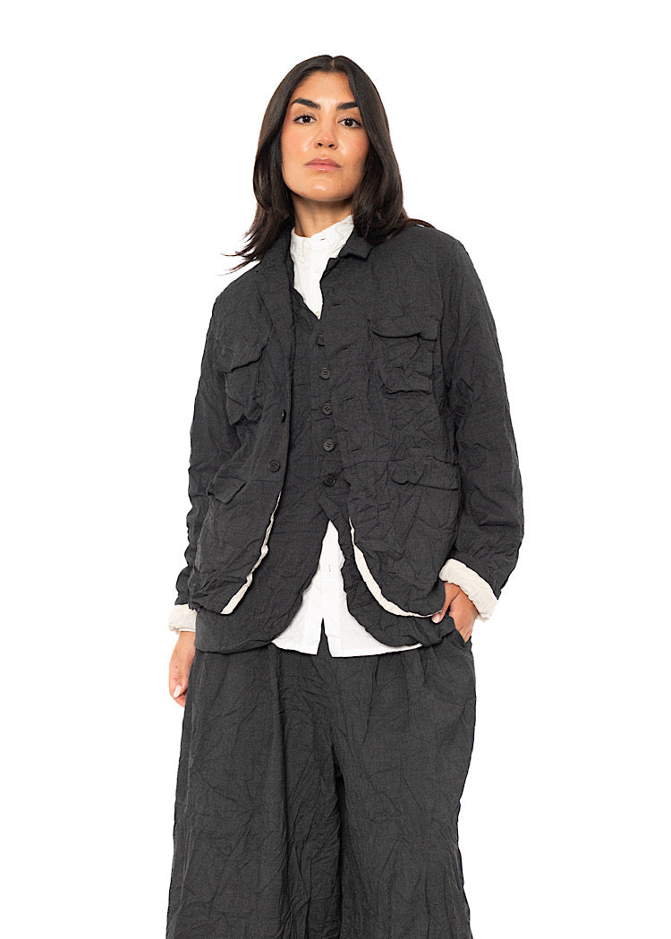 CRINKLE UTILITY JACKET