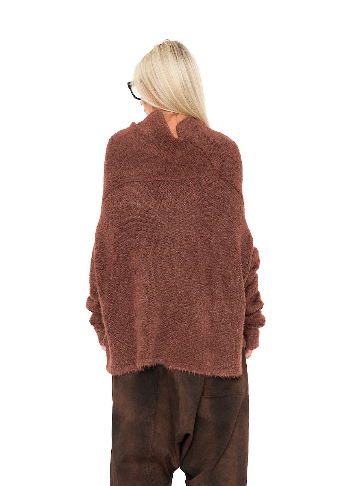 RELAXED SILK KNIT PULLOVER