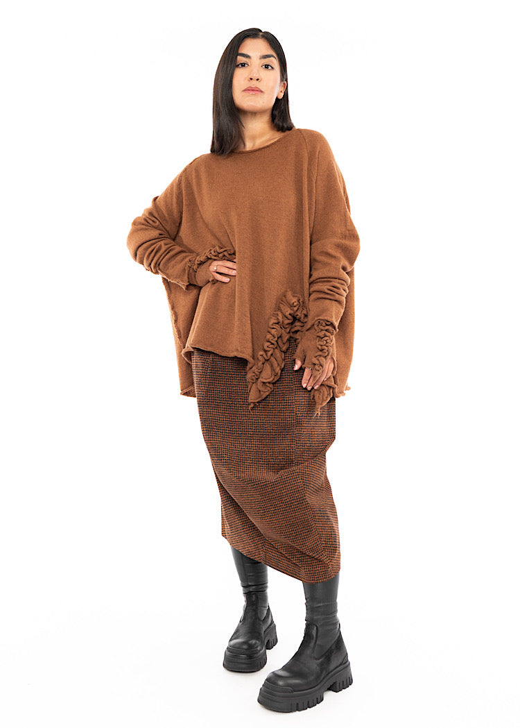 PRE-LOVED RUNDHOLZ BLACK LABEL PULLOVER AND MATCHING CUFFS