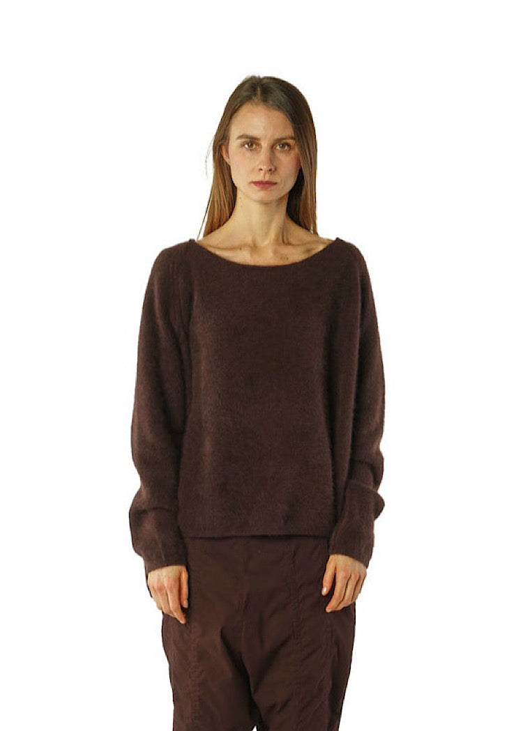 SIGNATURE RACCOON HAIR KNIT *GINGER* (SHOWN IN PURPLE)