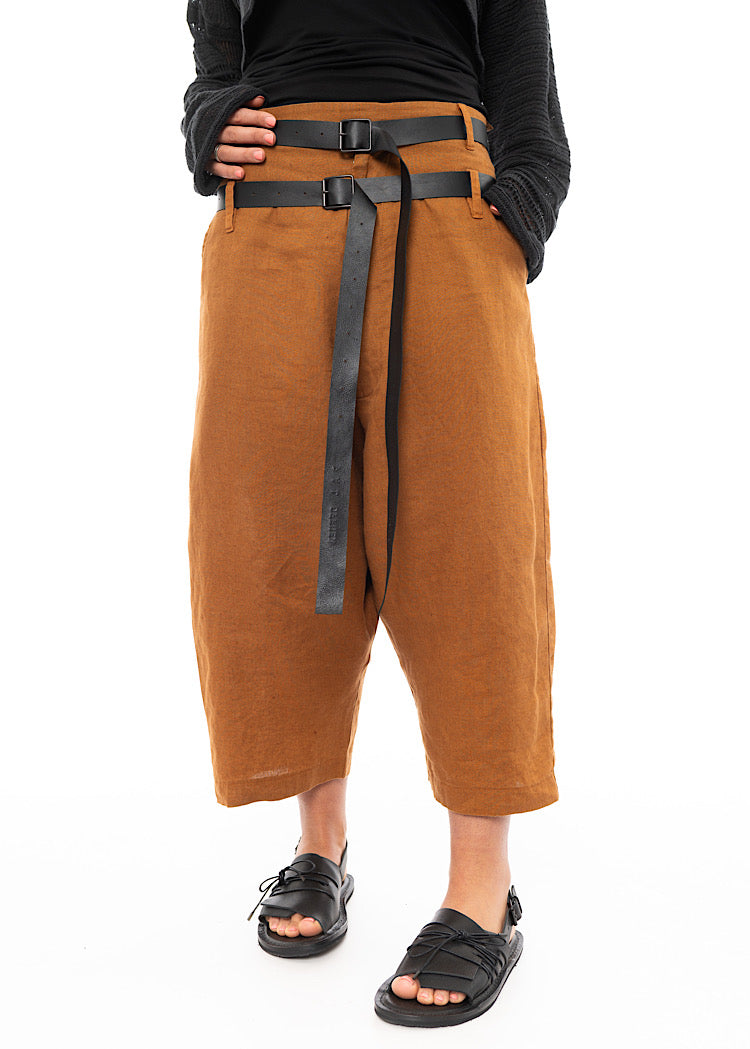 PAL OFFNER CROPPED BELTED TROUSER