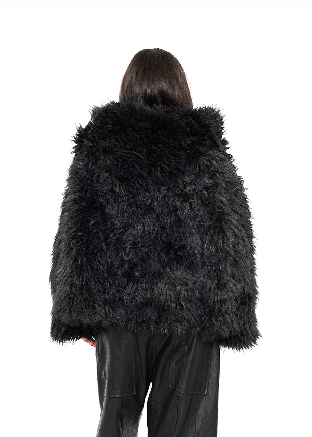 OVERSIZED FAUX FUR JACKET
